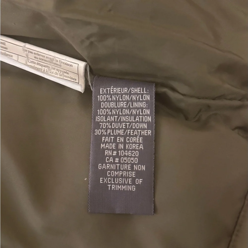 Jacob Connexion Olive Green Quilted Vest - Picture 4 of 4